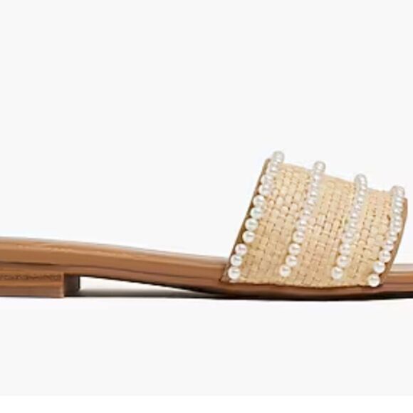 J.Crew Factory Pearl slide sandals NWT - Picture 3 of 5